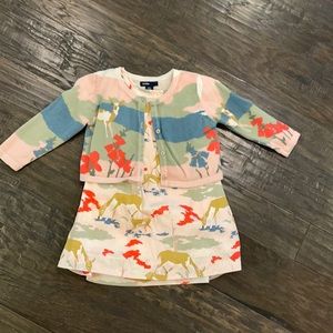 Baby Gap dress and sweater size 12-18 month
